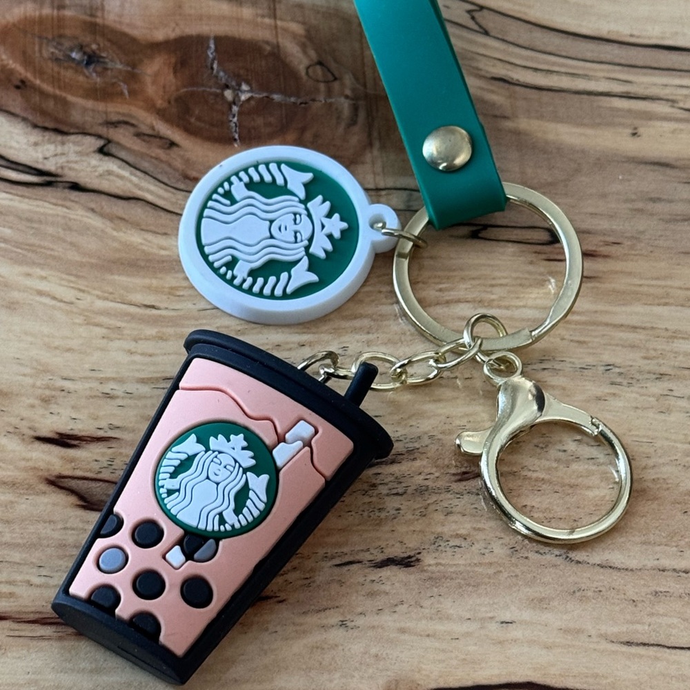 NWOT Starbucks Pumpkin Spice Boba Bag Charm or Key Chain